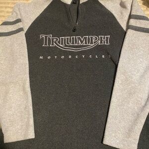 Triumph Motorcycles Men's Gray Sweater